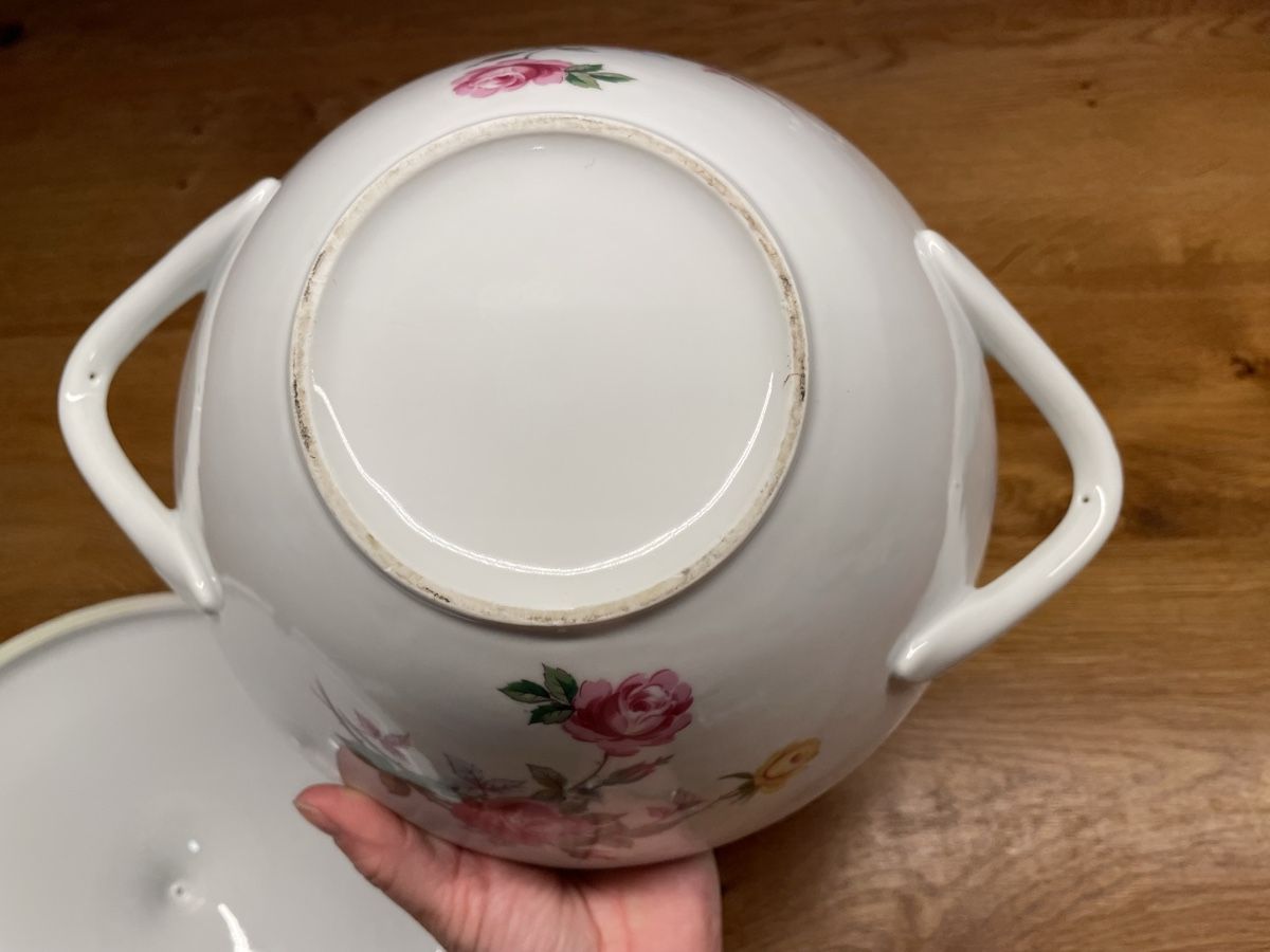Ciotole: Suppenschüssel Vintage Rosenmuster – Usato da Niederbüren venduto da poschti 4
