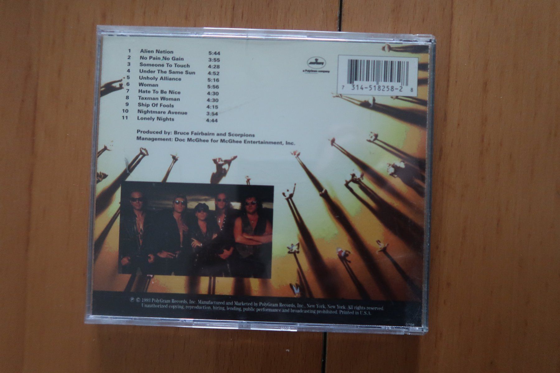 CD: CD SCORPIONS - Face the Heat – Usato da Porrentruy venduto da tupatup 1