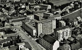 GRENCHEN  Sorag SO gel. 1955! Flugaufn. P. Zaugg
