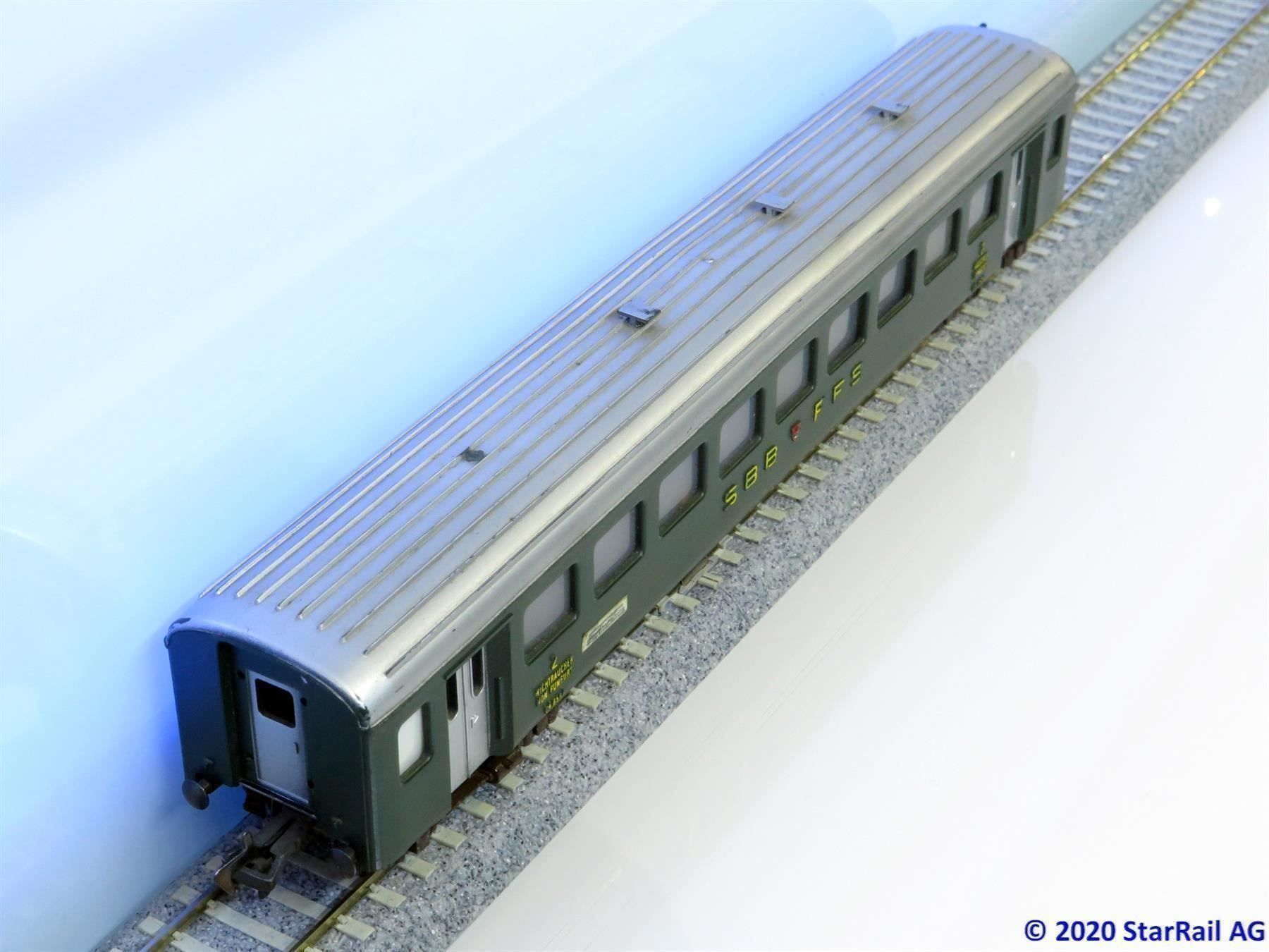 Fleischmann Modellini di ferrovie: Fleischmann 1416 Personenwagen 2. Klasse – Usato da Ennetbaden venduto da StarTrain 3