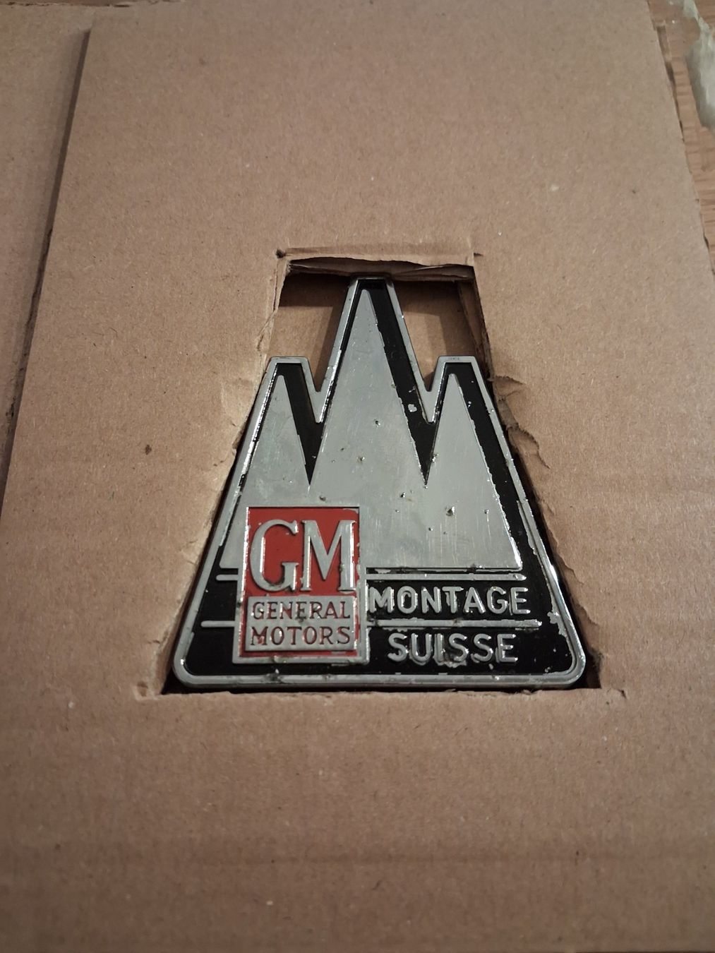 Insegne: Original GM Biel Suisse Montage Emblem – Usato da Wetzikon ZH venduto da 65corsa 2