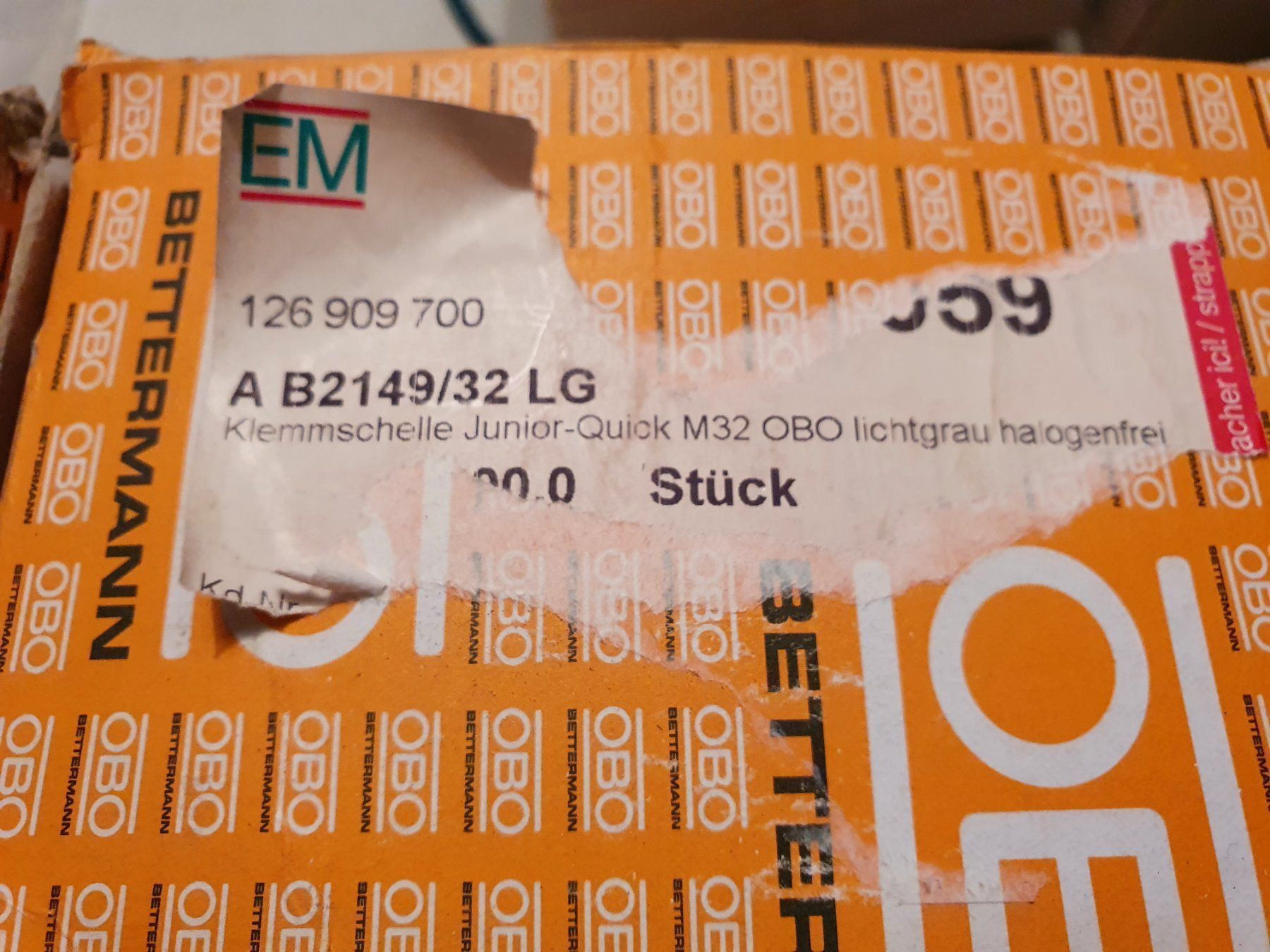 Tutti gli attrezzi: OBO Quick Schelle M32 Klemmschelle 35 Stück – Nuovo (secondo la descrizione) da Zürich venduto da eymen20 4