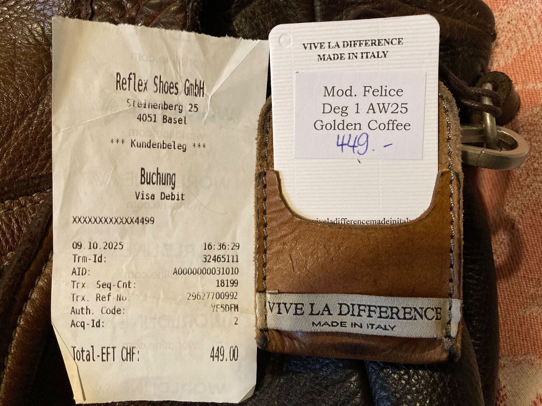 Borse da donna: Vive La Difference Leder Tasche "Felice" in top Zustand – Usato da Bottmingen venduto da Laternenlicht 4