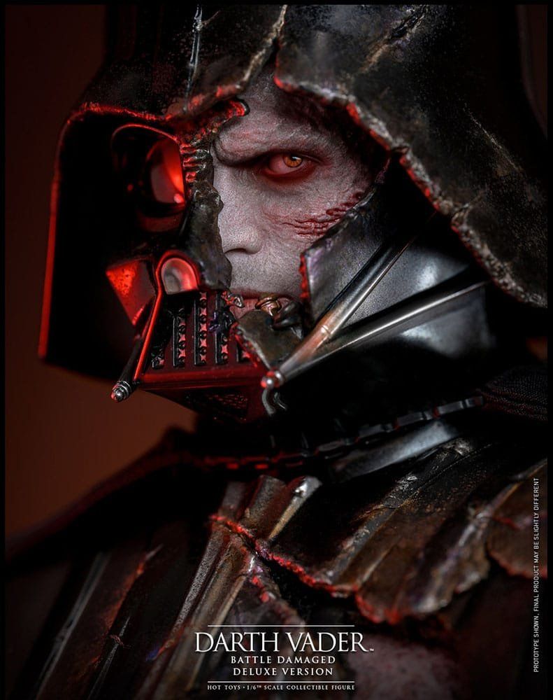 Hot Toys Statuette: Hot toys Darth Vader Battle Damanged Version – Nuovo e nell'imballaggio originale da Aarau Rohr venduto da tobinogio 2