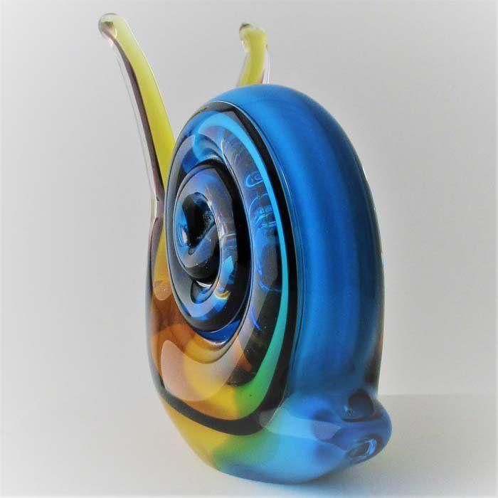Statuette: Glas Schnecke 11.5cm  bunt – Nuovo (secondo la descrizione) da Stein am Rhein venduto da Vitrum8260 3