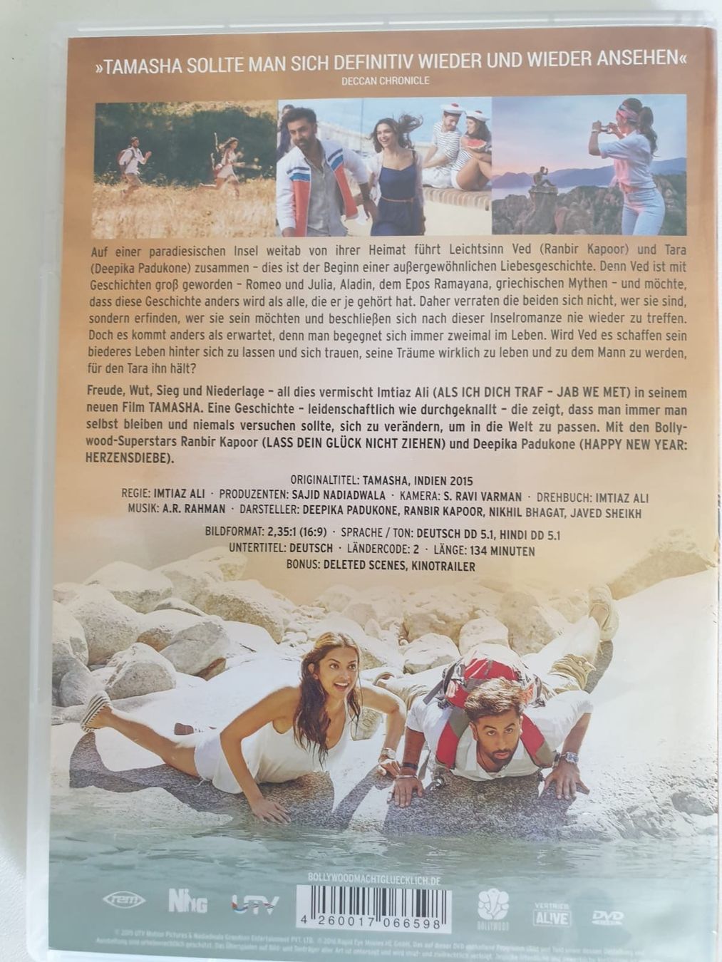 Tutti i DVDs: Der Zauber in dir - Tamasha – Nuovo (secondo la descrizione) da Zollikofen venduto da wir_verkaufen 1