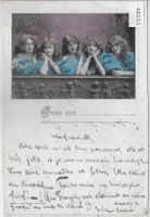 Gruss aus Luzern - 5 junge Damen 1898
