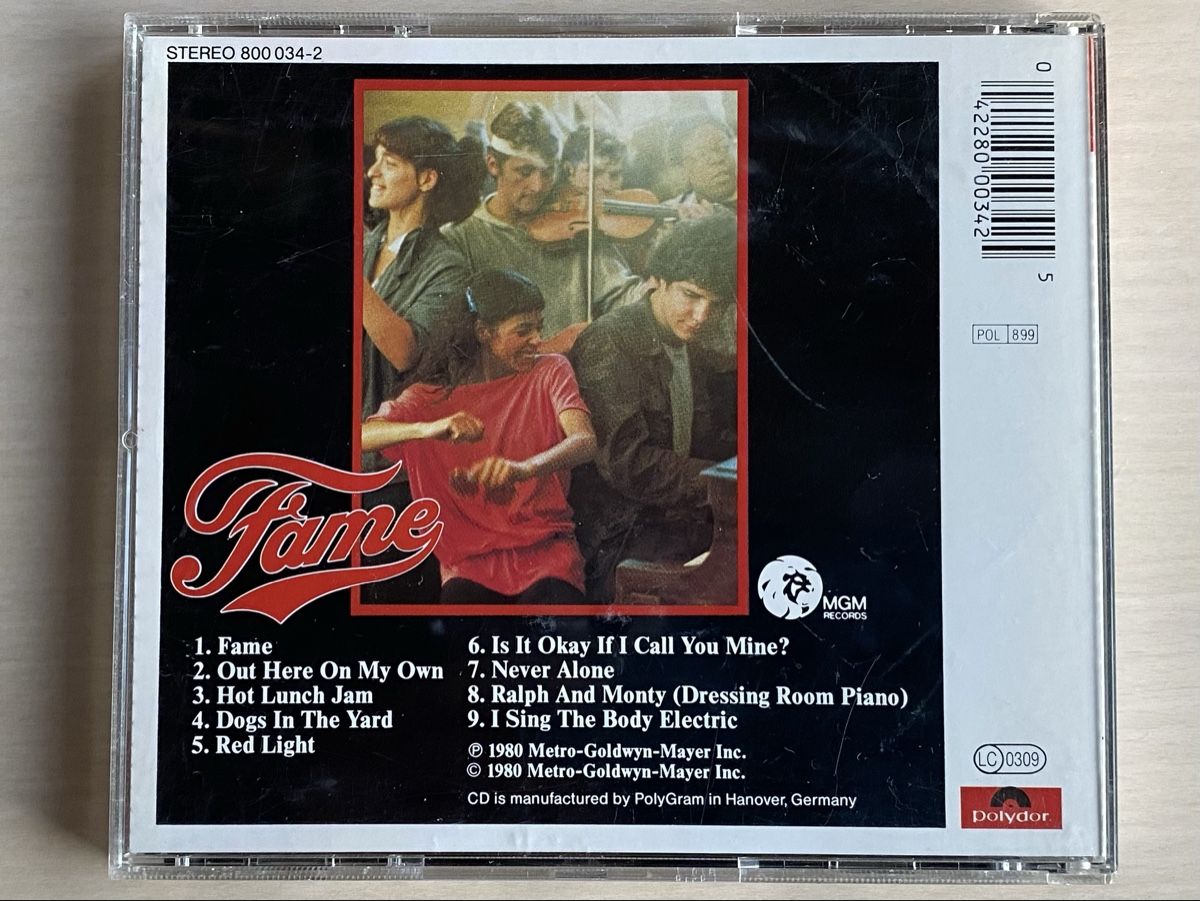 CDs: Fame - Original Soundtrack (CD) – Gebraucht aus Oberried Brienz von Chyara 1