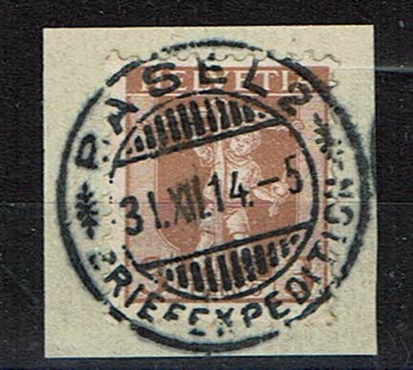 Alle Briefmarken: Fragment 102 Vollstempel Basel 2 – Gebraucht aus Neuchâtel von yacamoto