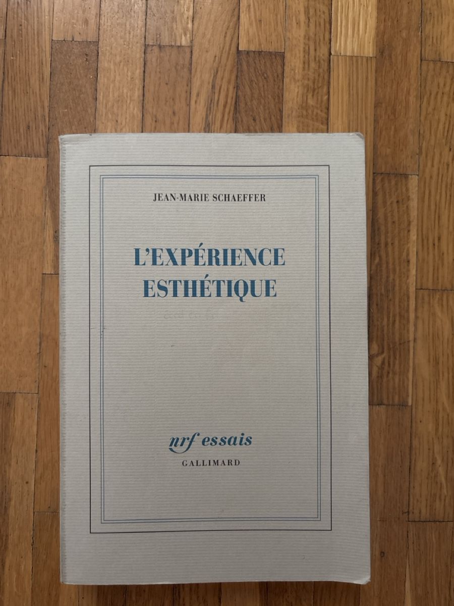 Bücher: L'Expérience Esthétique Jean-Marie Schaeffer Book – Gebraucht aus Le Grand-Saconnex von mar_wby6