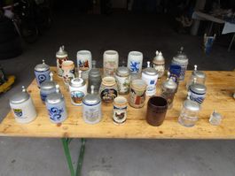 Bierkrüge , Bierkrugsammlung ca 30 Stück top Sammlung