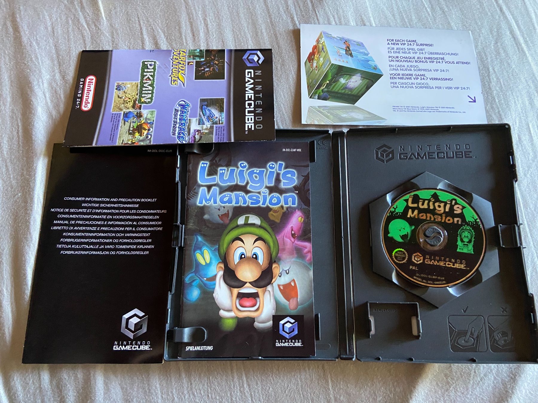 Nintendo Konsolen: Nintendo Gamecube in OVP inkl. Controller, Memory Card, Game – Gebraucht aus Balsthal von  3