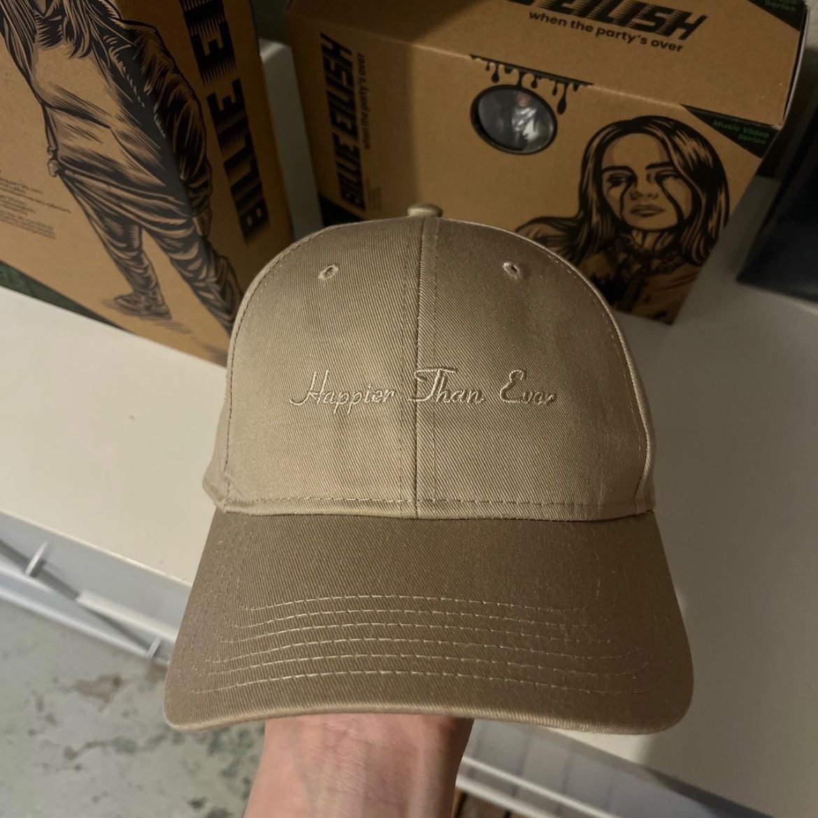 Hüte, Mützen & Caps: Billie Eilish Happier than ever cap – Gebraucht aus Freienstein von moloxy