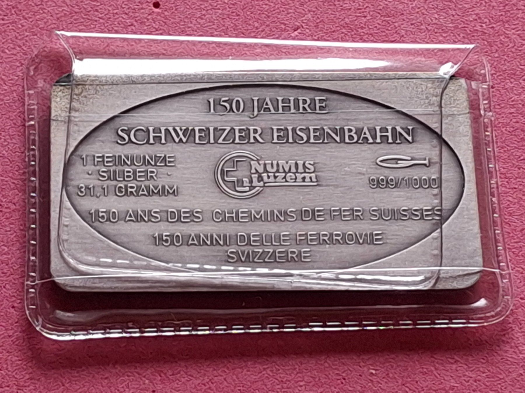 Edelmetalle: CH EISENBAHN - GLACIER EXPRESS - OVP – Gebraucht aus Boniswil von dpd4coins 1