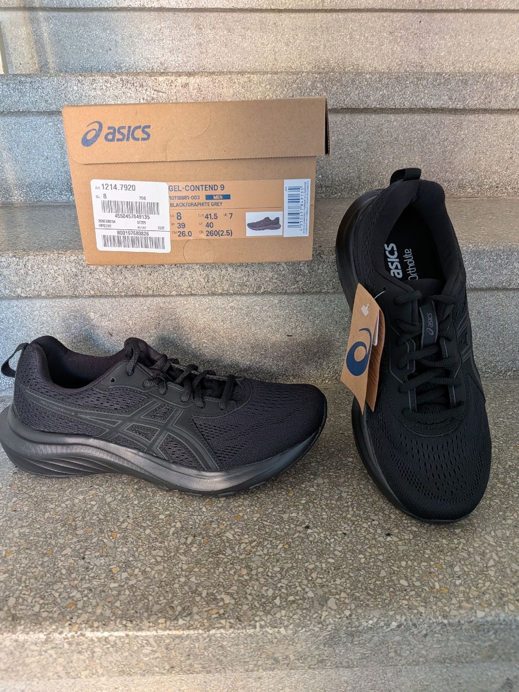 Asics Scarpe da uomo: Asics gel contend 9 ortholite 41.5 – Nuovo e nell'imballaggio originale da Zürich venduto da herbstliebi