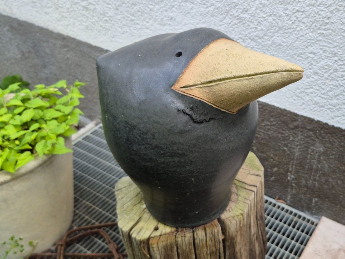 Statuette: Keramik-Vogel Garten Deko – Usato da Eggersriet venduto da Fredb