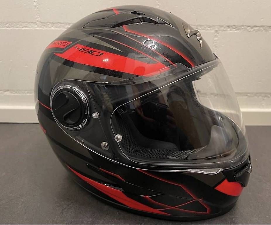 Caschi & visiere: Motorradhelm Scorpion EXO 490 – Usato da Meilen venduto da michbeck71