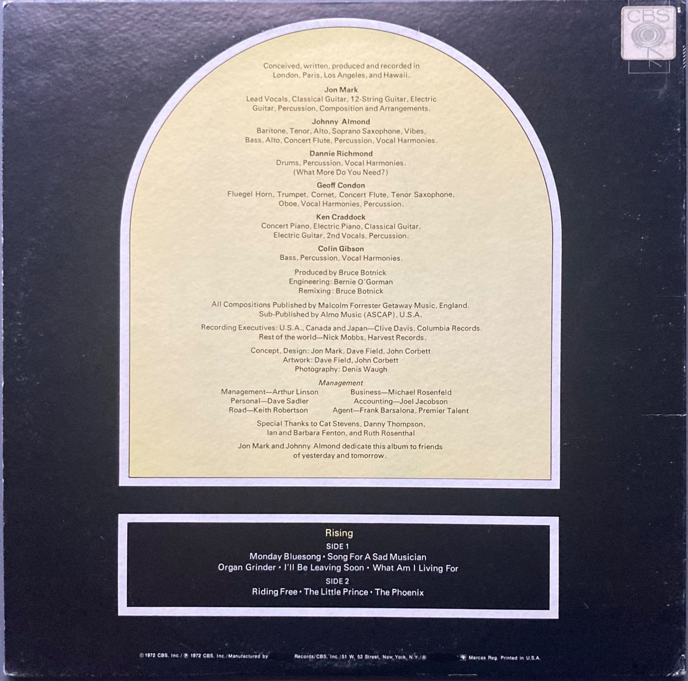 Vinyles: MARK ALMOND - RISING – D'occasion à Poliez-Pittet par Newtown-Records 1