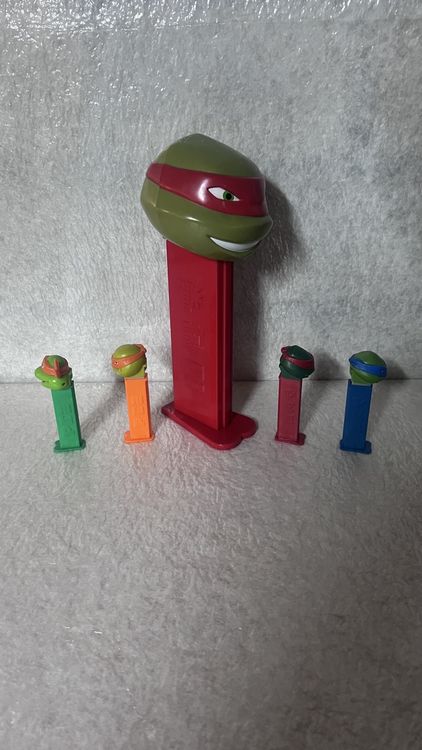 Pez Figuren: Teenage Mutant Ninja Turtles PEZ Dispenser Set, Top! – Gebraucht aus Rotkreuz von perlengott 1