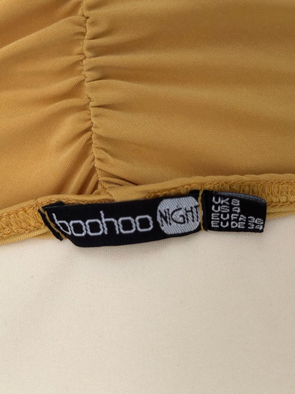 Boohoo Vestiti: Boohoo taille 36 - Robe longue jaune – Usato da Genève venduto da Reveur 3