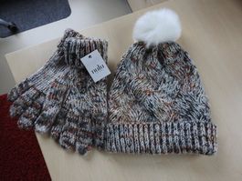 Mütze und Handschuhe, Marke NULU (Coop) - NEU