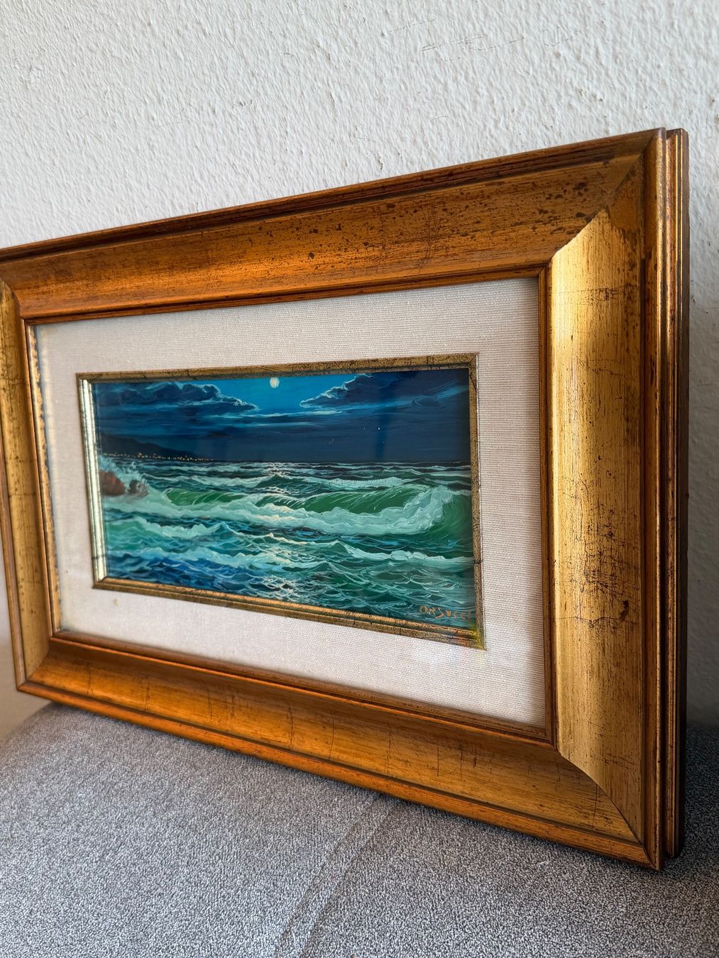 Dipinti: MASSIMO ORSUCCI b*1946 Ölgemälde Meer – Usato da Basel venduto da PAUL_ART