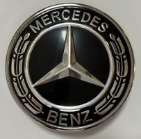 Mercedes Benz Emblem für Motorhaube schwarz 57mm