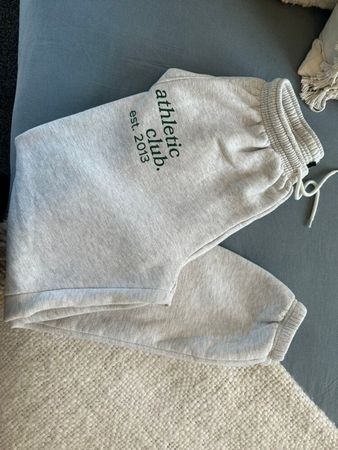 White fox grey sweatpants