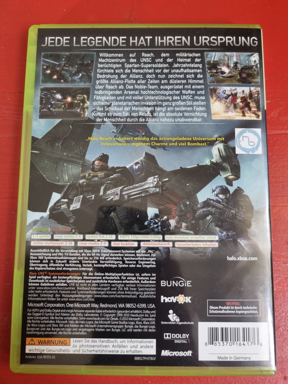 Microsoft Giochi: Halo Reach Xbox 360 – Usato da Pollegio venduto da Isaiaaaa96 1