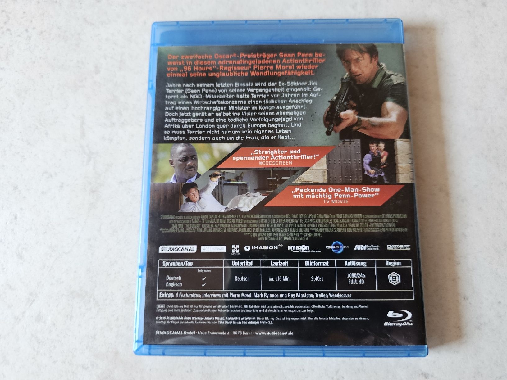 Tutti i DVDs: The Gunman  /  Bluray – Usato da Schneisingen venduto da backstore24 1