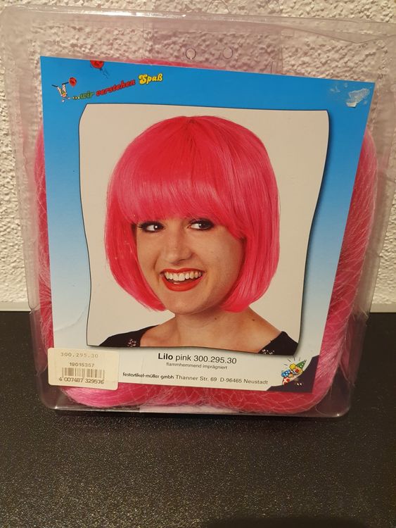 Fasnacht - Perücke pink | Kaufen auf Ricardo