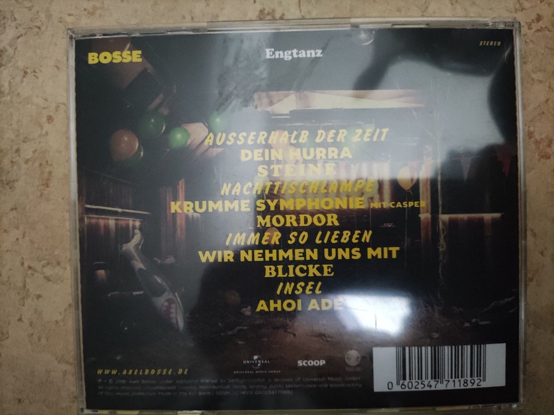 CDs: Bosse – D'occasion à Basel par Alacant 1