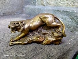 TIGER Skulptur Metall / Räumung Flohmarkt