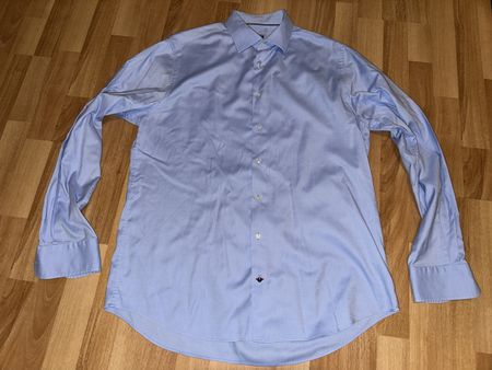 Tommy Hilfiger Hemd, hellblau, Gr. 42/16.5 Regular Fit