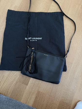 Saint Laurent 2019 Teen Calfskin Monogram crossbody bag