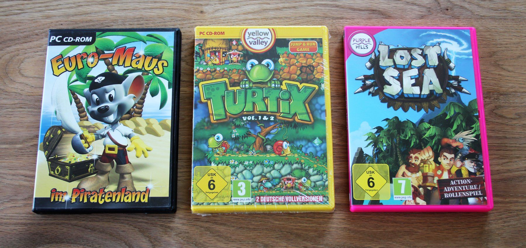Giochi: Euro-Maus + Turtix 1+2 + Lost Sea – Usato da Münchenbuchsee venduto da Chaoo