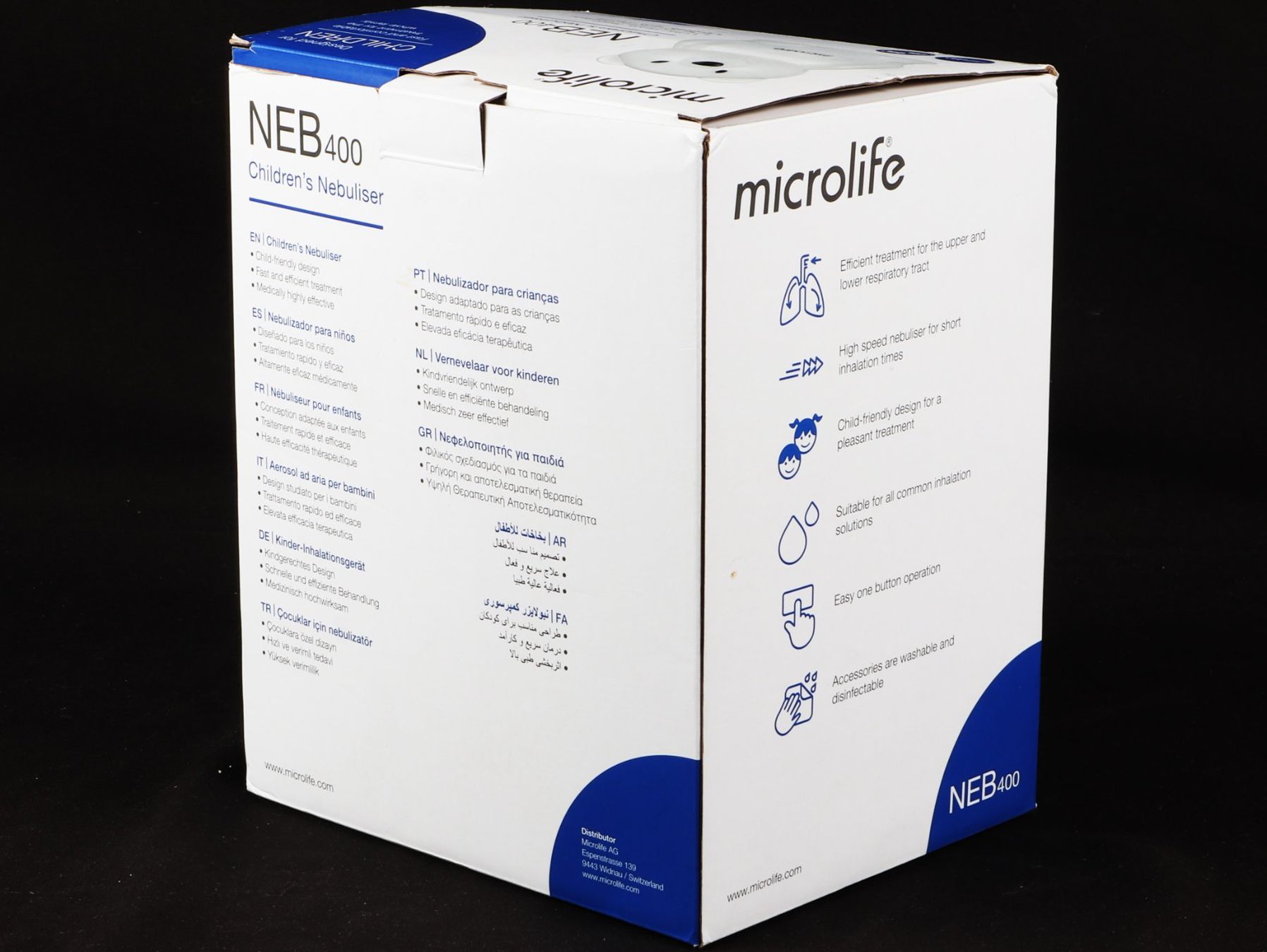Attrezzature mediche: MICROLIFE NEB 400 Kinder-Inhalationsgerät – Nuovo (secondo la descrizione) da Steinen venduto da Restwert_Steinen 7