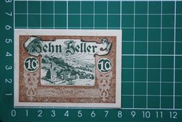 currency voucher austria wald 10 heller 1920