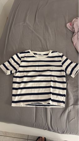 Trendiges Zara Shirt mit Streifen, Grösse M, Top Zustand!
