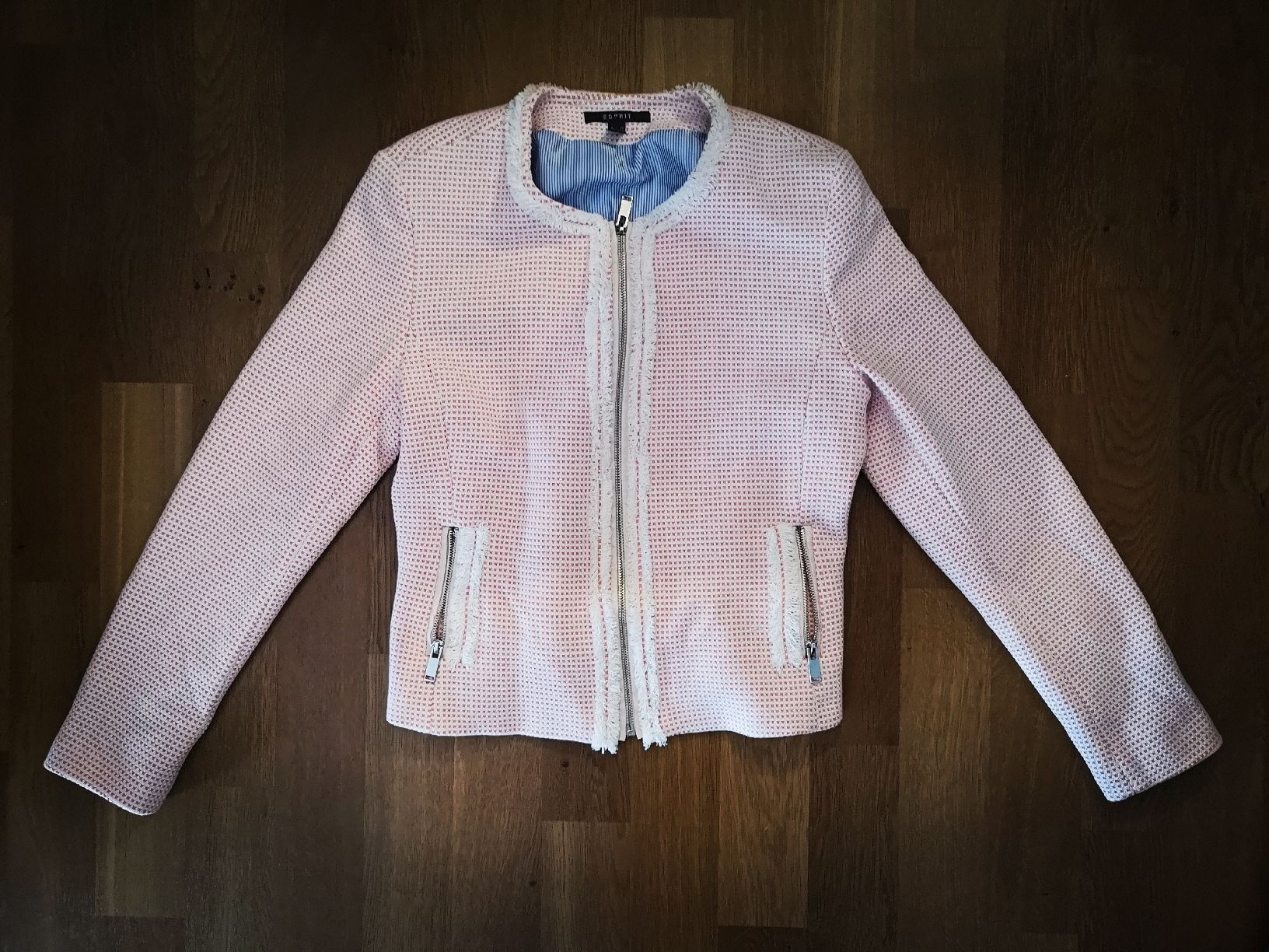 Esprit Giacche: edles Esprit Jäckchen Gr. 40 weiss/rosa – Usato da Niederbipp venduto da kevintifu20