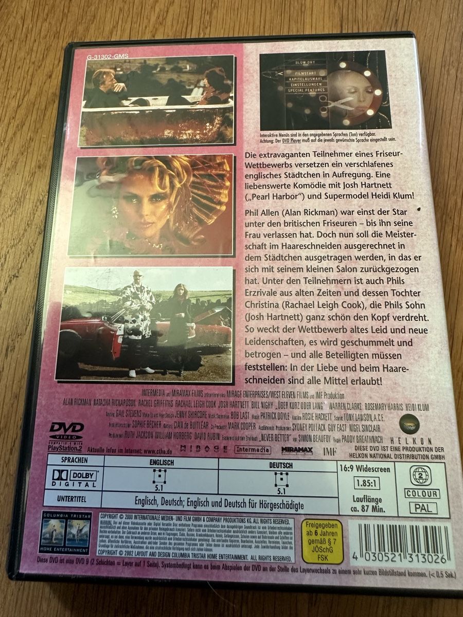 Alle DVDs: Über Kurz oder Lang DVD Heidi Klum – Gebraucht aus Benken ZH von Audi-erich 1
