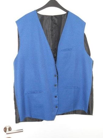 Neuw. Gilet - blau/schwarz - Gr. 64