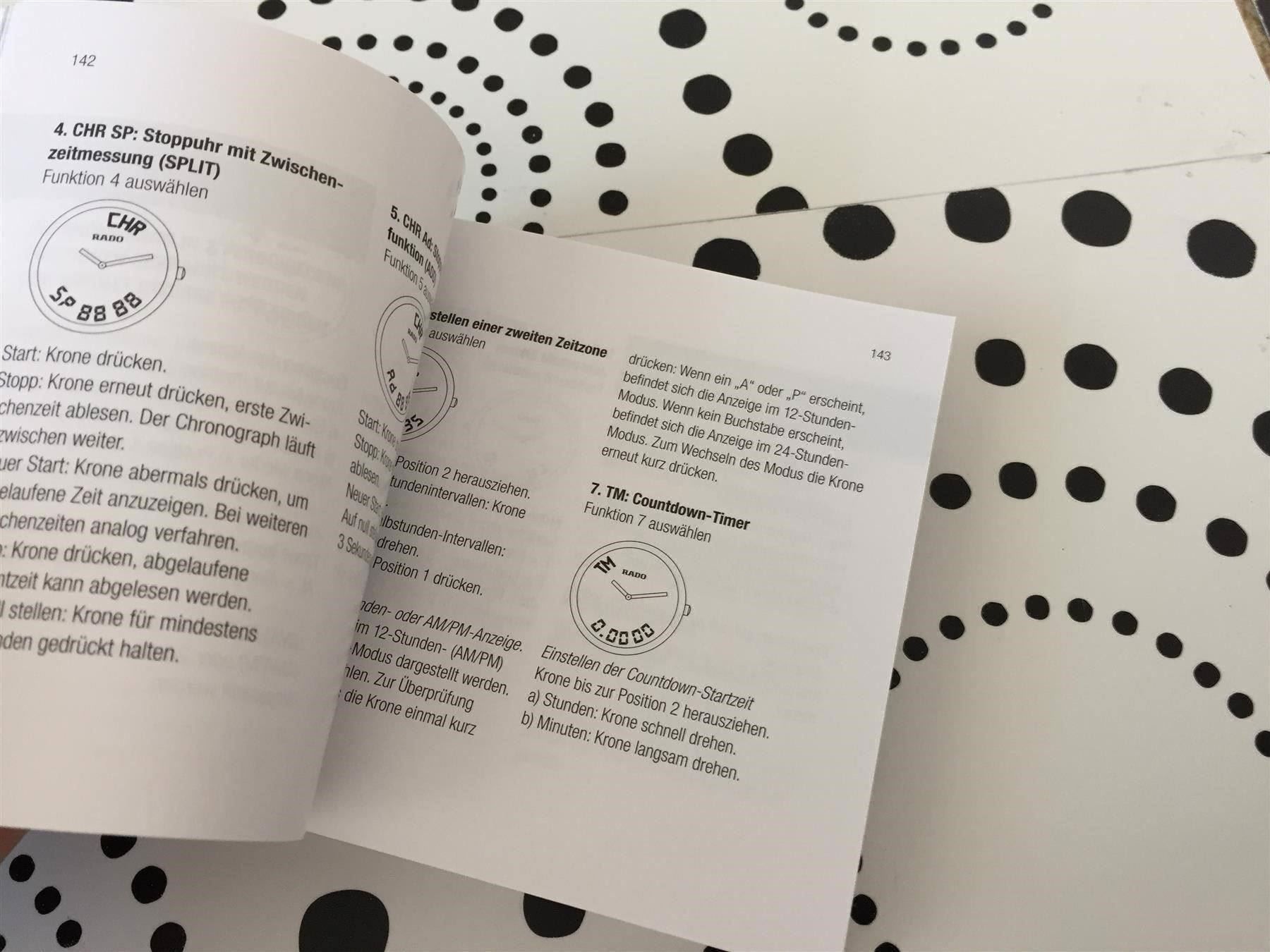 Dokumente: RADO ORIGINAL - OPERATING INSTRUCTIONS - MULTI MODELS !!! – Neu (gemäss Beschreibung) aus Epalinges von dream-watch 3
