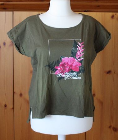 T - Shirt ESMARA olivgrün  Gr. 44-46 NEU