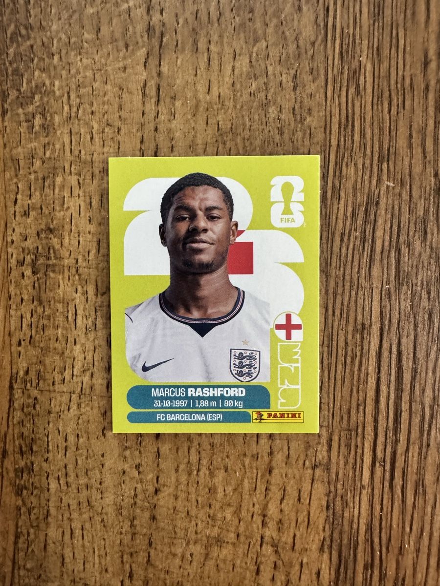 Panini Carte collezionabili: Panini WM 2026 Marcus Rashford – Nuovo (secondo la descrizione) da Emmenbrücke venduto da Lukee1901