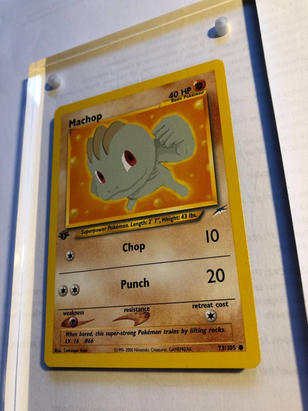 Carte collezionabili: Machop 1st Neo Destiny - MINT - ab 1.- – Usato da Giubiasco venduto da dan_pr8b 2