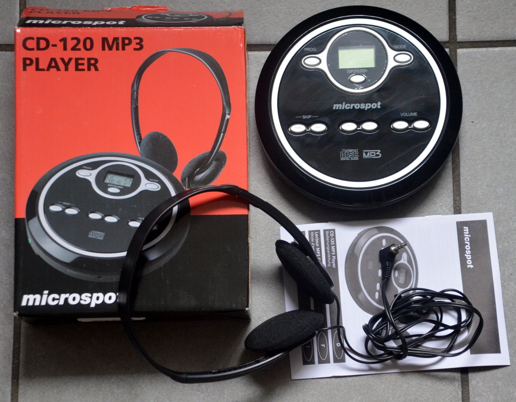 Lettore multimediale portatile: Discman Microspot CD-120 – Usato da Collonges venduto da arashee
