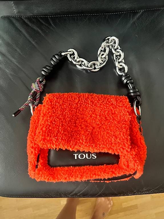 Borse: Tous Tasche in Teddy-Optik orange – Usato da Zürich venduto da Miiau101