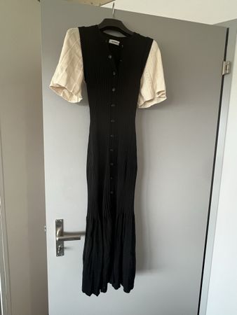 Sandro Paris Ribbed Knit Dress Size 36