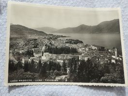 Lago Maggiore - Luino - Panorama - gelaufen 1952